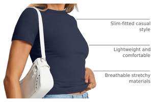 Trendy Queen Womens Fitted Short Sleeve Shirt… — main image