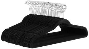 Amazon Basics Slim Velvet Non-Slip Space Saving Suit Clothes Hangers…