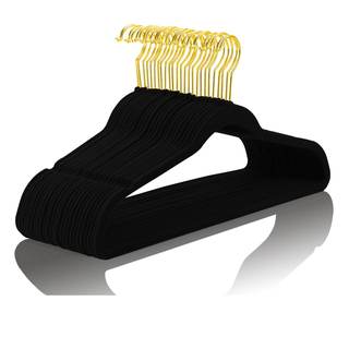 MIZGI Premium Velvet Hangers Pack 50 Pcs Heavyduty - Non Slip…