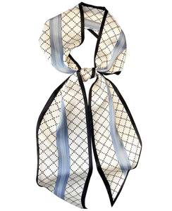 Hioyiwse Head Scarf Hair Neck Scarves For… — B18-blue Lines Diamond Check