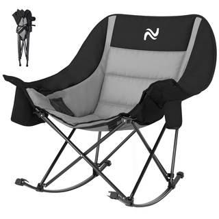 ABORON Oversized Rocking Chair for Adults, 400 lbs Heavy Duty Camping Chair | Enjoy…