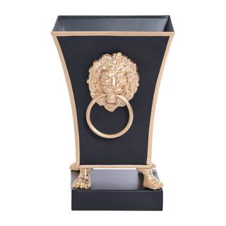 Jaye's Studio Regency Bee, Decorative White… — Black Gold Lion / Square