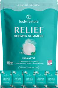 BodyRestore Shower Steamers Aromatherapy, Self Care Gifts, Relief 15 Pack |…