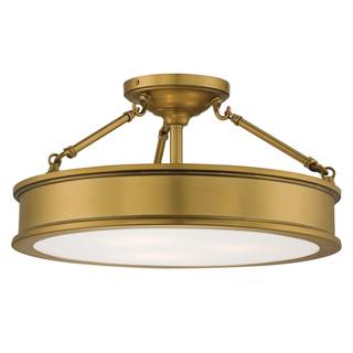 Minka Lavery 4177-249 Harbour Point Semi-Flush, 3-Light, 300 Total…