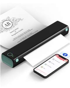 Phomemo M08F Portable Inkless Thermal Printer - 8.5'' x 11'' Letter, Black |…