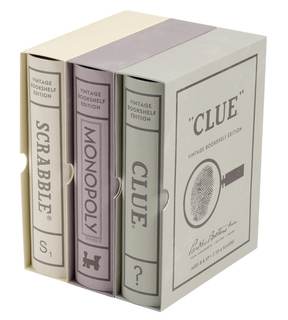 WS Game Company Vintage Board Games Bookshelf Collection - Scrabble…